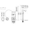 Censi kit caixa acoplada reparo completo
master dual flush