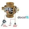Docol kit acionamento para valvula
de descarga 1. 1/2