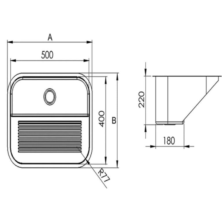 Ghel plus tanque inox polido 50x40mm - Imagem 2