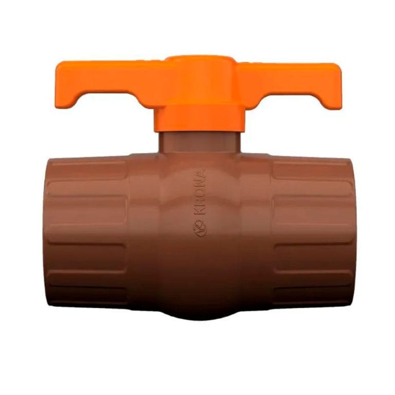 Krona registro esfera compacto pvc soldavel - 50mm